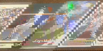 Greg Maddux 3 Card Lot