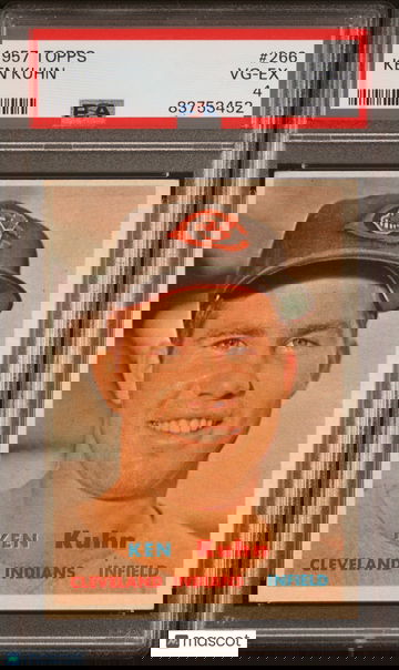 1957 Topps Ken Kuhn #266 PSA 4