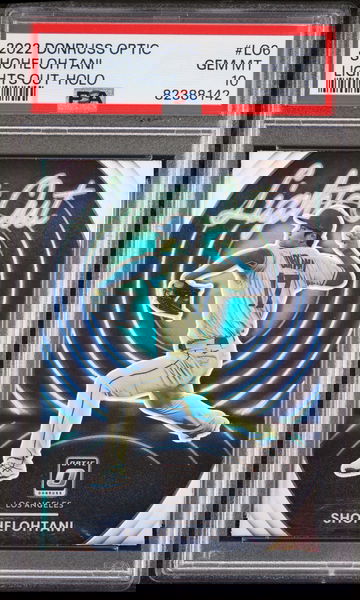 2022 Donruss Optic Lights Out Holo Shohei Ohtani #LO-6 PSA 10