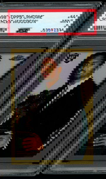 1998 Topps Chrome #44 Charles Woodson PSA 9 Mint