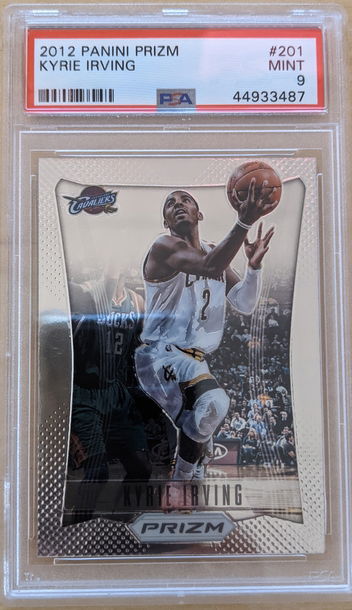 2012 Prizm kyrie irving psa 9