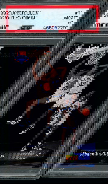 1992 Upper Deck #1 Shaquille O’Neal PSA 9 MINT