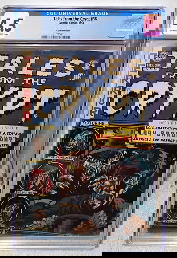 Tales from the Crypt #36 (1953) CGC 4.5 - Rare Canadian edition Precode Horror