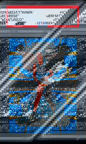 2024 PANINI SELECT WNBA LIGHT #/125 BLUE DISCO #5 RC ROOKIE PSA 10