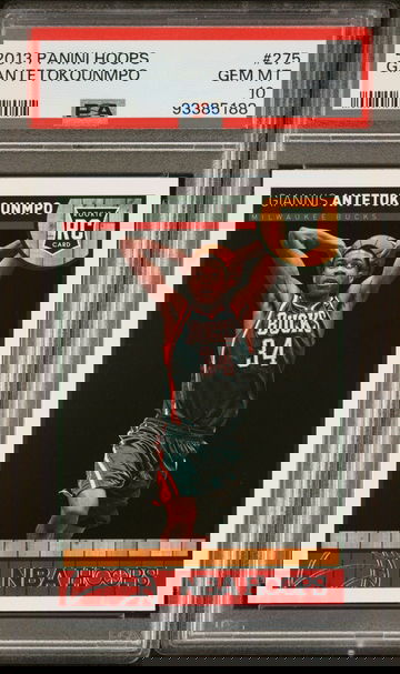 2013-14 NBA Hoops  #275 Giannis Antetokounmpo (RC) Milwaukee Bucks PSA 10  🎆