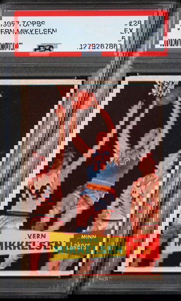 1957 Topps Vern Mikkelsen #28 PSA 5