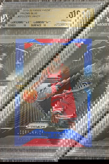 2019 Coby White Prizm Blue /199 BGS 10