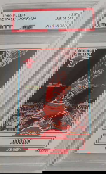 1990 Fleet Michael Jordan PSA 10