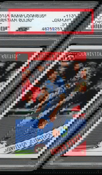 2018 Donruss Optic #170 Christian Pulisic PSA 10