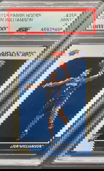 Zion Williamson 2019 Panini Hoops PSA 9