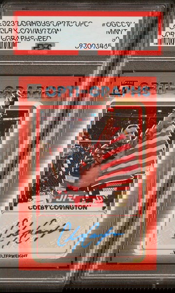 2023 Donruss Optic #OG-CCV Colby Covington Opti-Graphs /199 PSA 9
