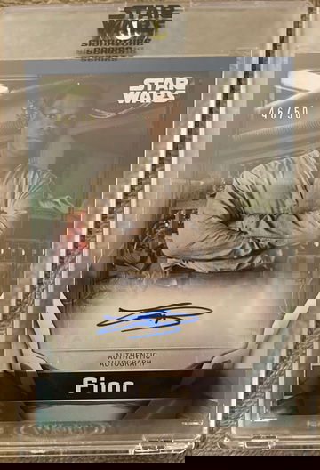 2021 Topps Star Wars Signature Series - John Boyega as Finn - Blue /50