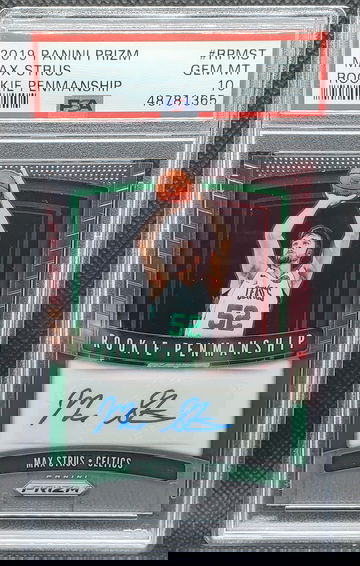 2019 Panini Prizm Max Strus Rookie Penmanship PSA 10
