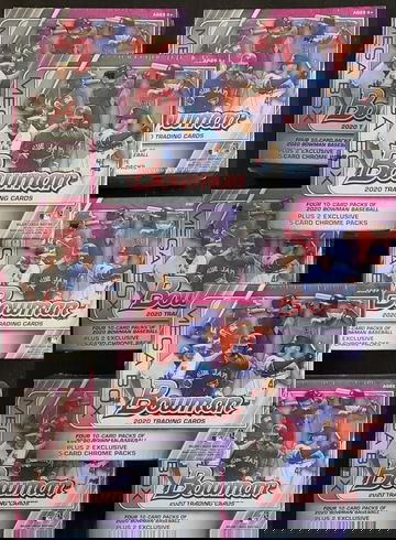 2020 Bowman mega box lot of 8