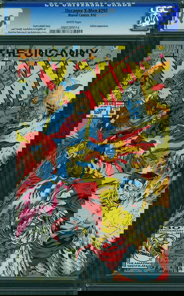 X-MEN #292, CGC 9.8 NM/MT