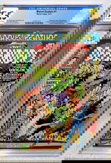 Marvel Feature #1 (1971) CGC 7.5 - 1st Appearance of Defenders Marvel Comics Key