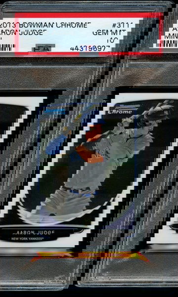 2013 Bowman Chrome Mini Aaron Judge PSA 10 Gem Mint Rookie