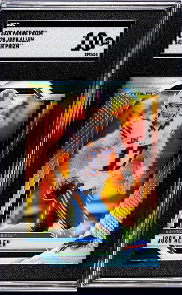 2024 Panini Prizm #28 Josh Allen Silver Prizm SGC 10