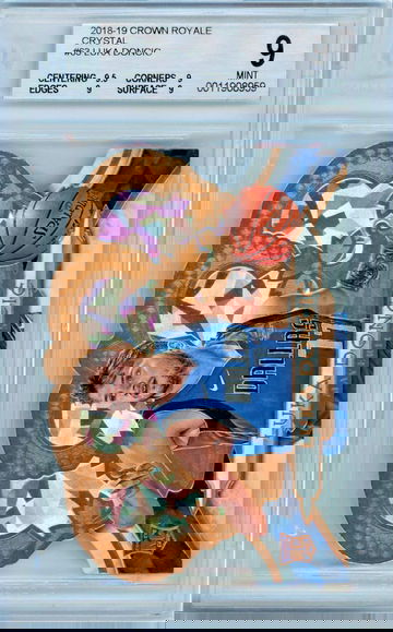 2018 Panini Crown Royale Crystal #/99,  Luka Doncic #63  BGS 9