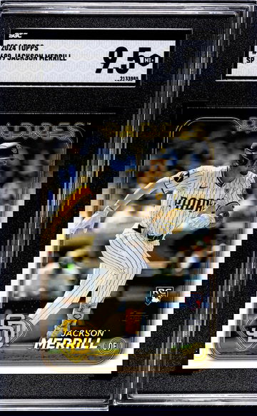 2024 Topps Series 2 SP Jackson Merrill #699 RC SGC 9.5
