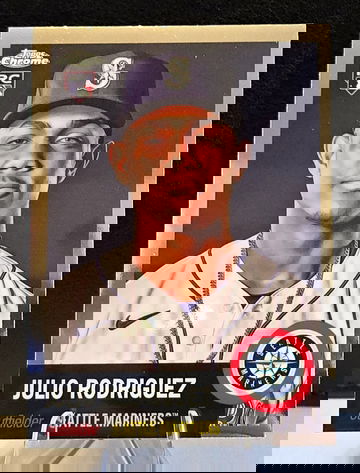 2022 Topps Chrome  Platinum Anniversary  Julio Rodriguez #171 (RC) Mariners Rookie