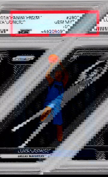 2018 Panini Prizm Luka Doncic Gem Mint PSA 10