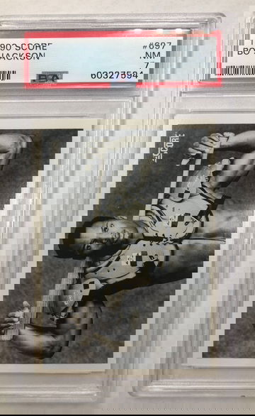 1990 Score Bo Jackson PSA 7