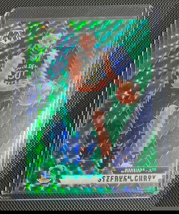 24-25 mosaic 163 Stephen Curry Green Mosaic  Prizm