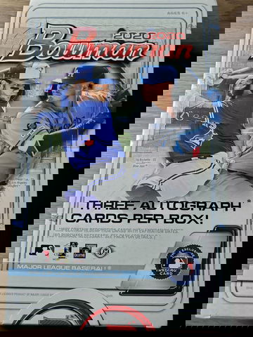 2020 Bowman Jumbo Sealed Box 3 Autos Jasson Dominguez