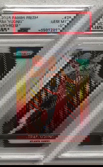 2018 Trae Young Silver Prizm PSA 10
