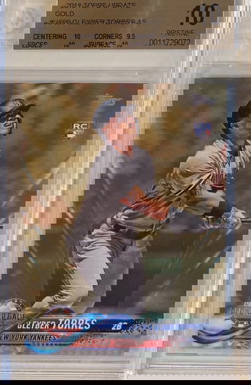 2018 Topps Update Gold #’d /2018 Gleyber Torres BGS 10 