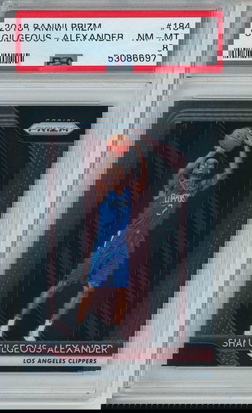 2018 Shai Gilgeous-Alexander Prizm PSA 8 Near-Mint