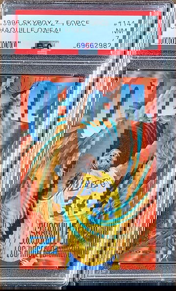 1996 SP SHAQUILLE O'NEAL Topps Skybox Z-Force PSA 7 LOW POP #114