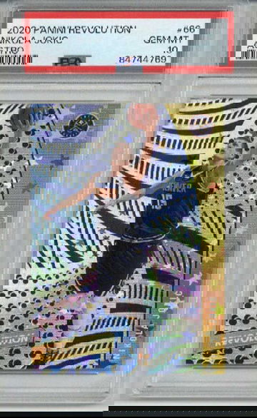 2020 PANINI REVOLUTION ASTRO #66 NIKOLA JOKIC CARD NUGGETS PSA 10 LOW POP