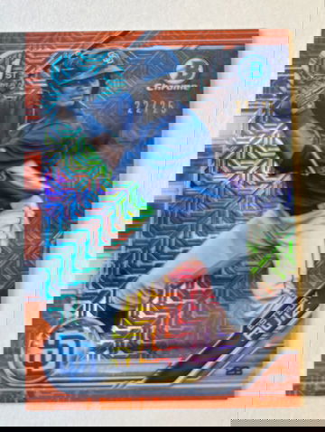 2019 Esteury Ruiz ORANGE Mega  Refractor! Bowman Chrome 1st Orange 22/25! HOT Prospect!