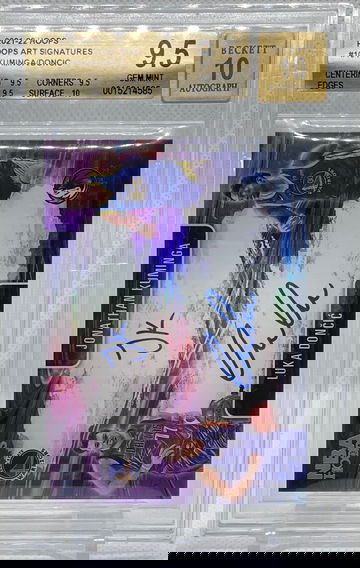 2021-22 Panini NBA Hoops JONATHAN KUMINGA RC LUKA DONCIC Dual Art Signatures SSP BGS 9.5 /10 True Gem Plus