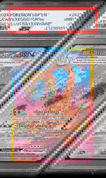 2024 Pokemon #242 Alolan Exeggutor ex Special Illustration Rare PSA 9