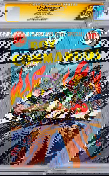 BOY COMMANDOS #1 CGC-SS *SIGNED JOE SIMON* JACK KIRBY JOE SIMON STORY & ART 1973