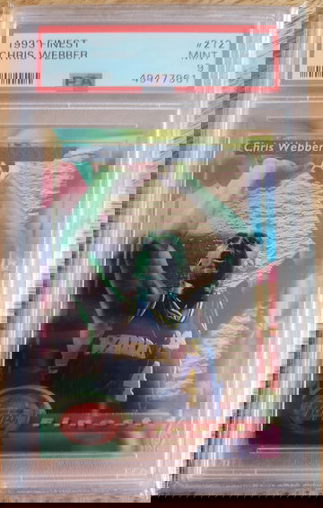 1993 Finest Chris Webber PSA 9