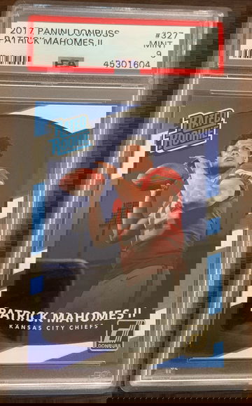 2017 Panini Donrus Patrick Mahomes PSA 9 #327