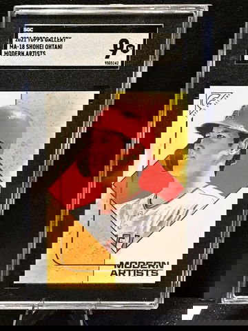2021 Topps Gallery  Modern Artists  Shohei Ohtani  #MA-18  SGC 9 MINT  Angels Dodgers