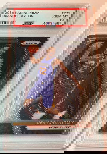 DEANDRE AYTON PRIZM PSA 10