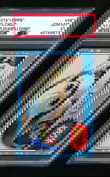  2019 TOPPS STAR WARS LIVING #58 THE CHILD PSA 10