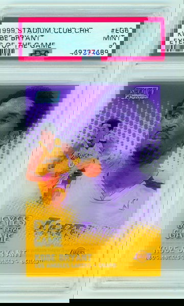 1999-00 Topps Stadium Club Chrome Kobe Bryant Eyes of the Game PSA 9