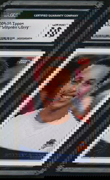 2009-10 Topps Stephen Curry #321 RC CGC 10