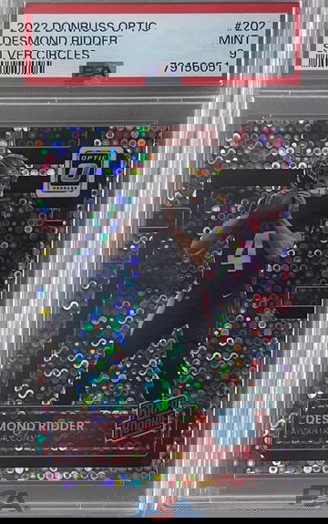 2022 Panini Donruss Optic Silver Circles /125 #202 PSA 9