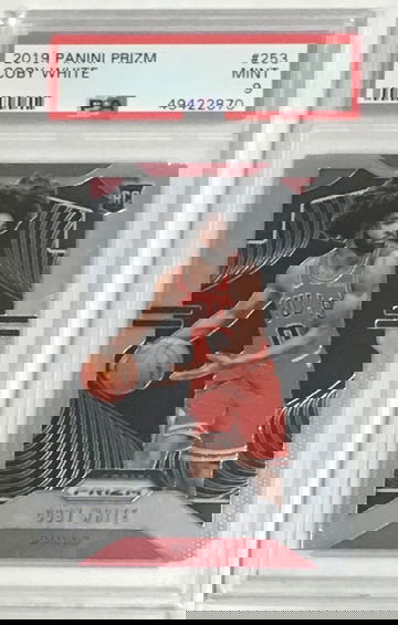 2019 Panini Prizm Coby White #253 PSA 9