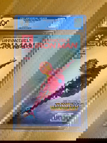 Invincible Iron Man #1 CGC 9.8  1st Riri Williams as Iron Heart