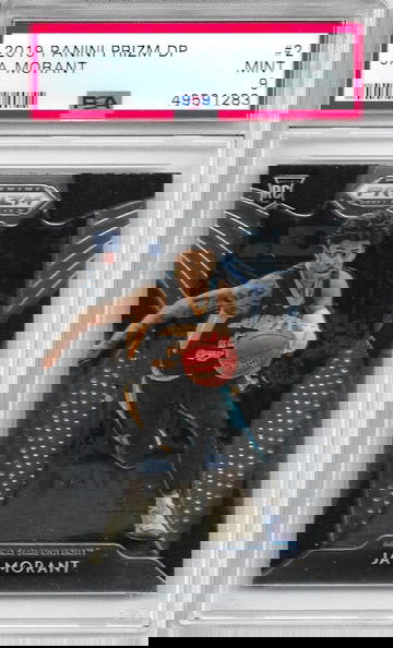 2019-20 Panini Prizm Draft Picks Collegiate #2 Ja Morant Base Rookie RC Grizzlies