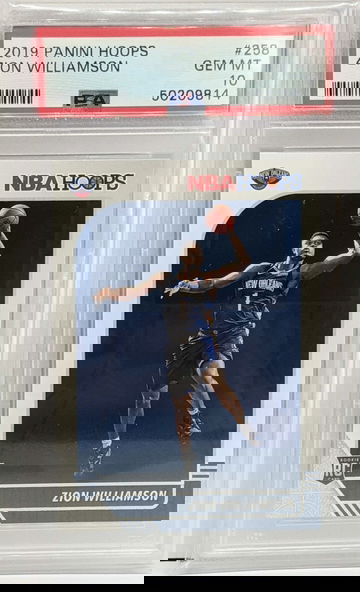 2019 NBA Hoops Zion Williamson PSA 10